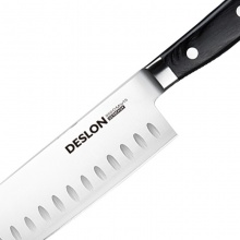 德世朗（DESLON）黑森六件套刀钼钒钢不锈钢厨房刀具套装带刀架 HS-TZ009-6